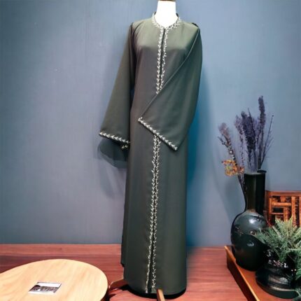 Embroidery Abaya Different Color Available Korean Fabric